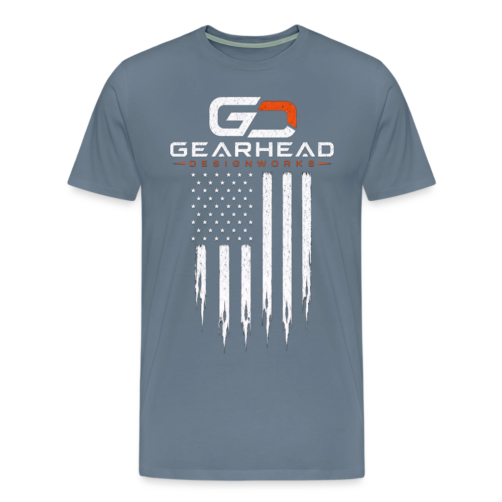 Men's Premium T-Shirt - steel blue