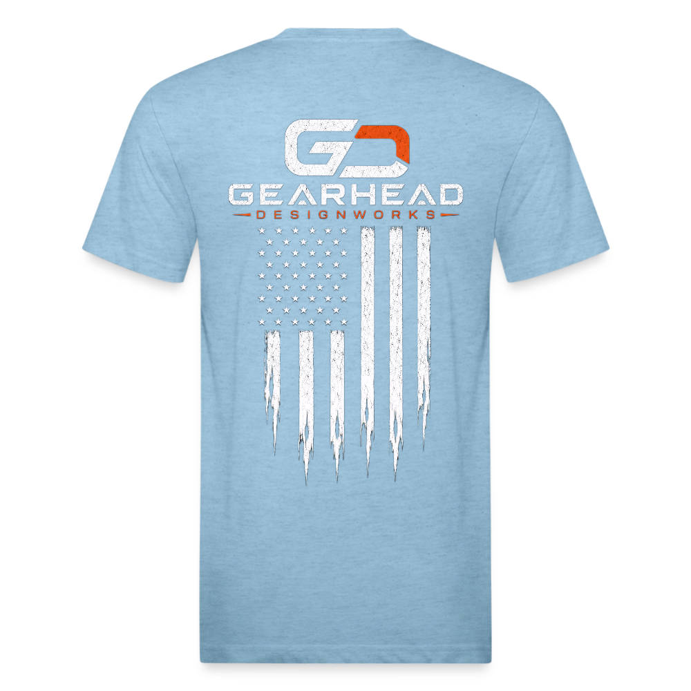Freedom to Build T-Shirt - heather blue