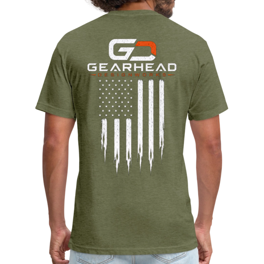 Freedom to Build T-Shirt - heather military green