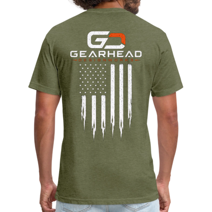 Freedom to Build T-Shirt - heather military green