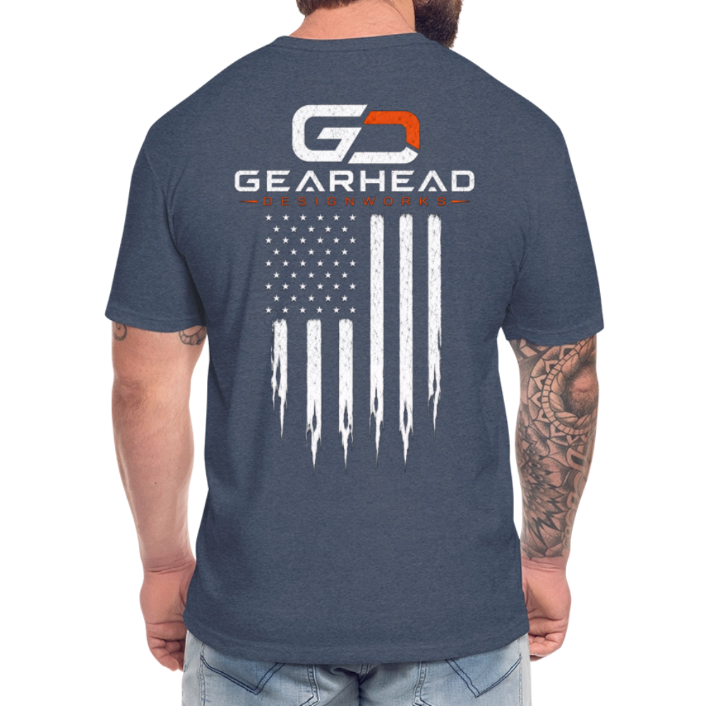 Freedom to Build T-Shirt - heather navy
