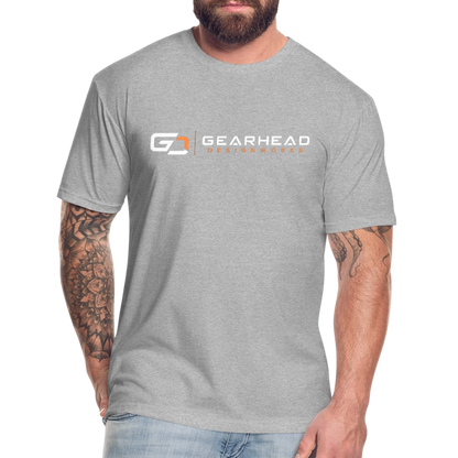 Designer T-shirt On the Back - heather gray
