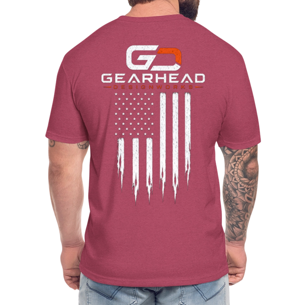 Freedom to Build T-Shirt - heather burgundy