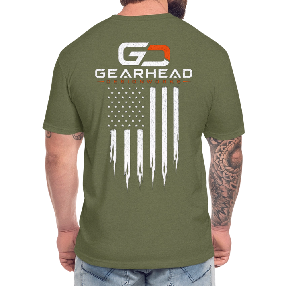 Freedom to Build T-Shirt - heather military green