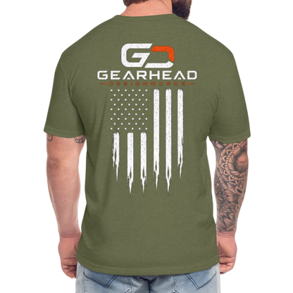 Freedom to Build T-Shirt - heather military green
