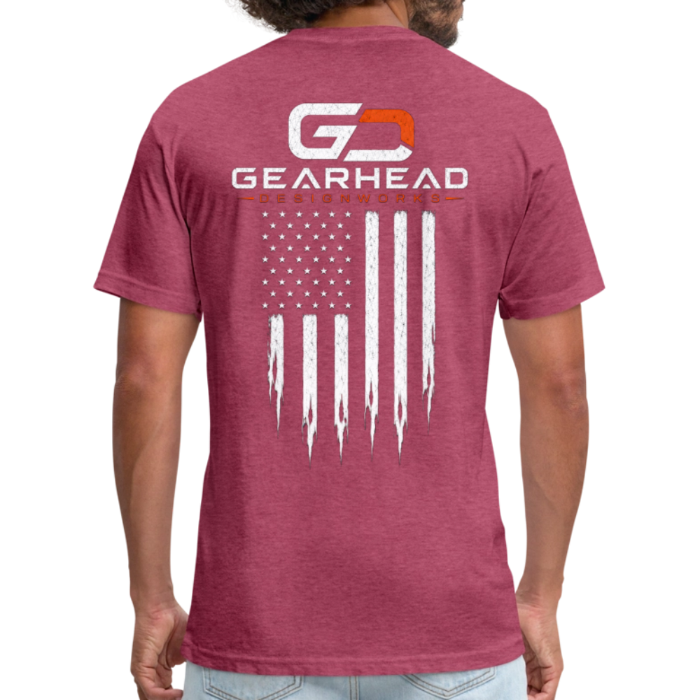 Freedom to Build T-Shirt - heather burgundy