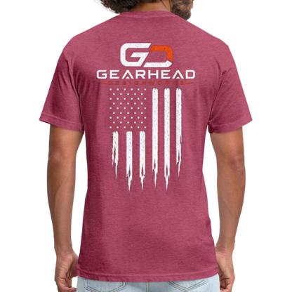 Freedom to Build T-Shirt - heather burgundy