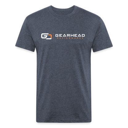 Designer T-shirt On the Back - heather navy