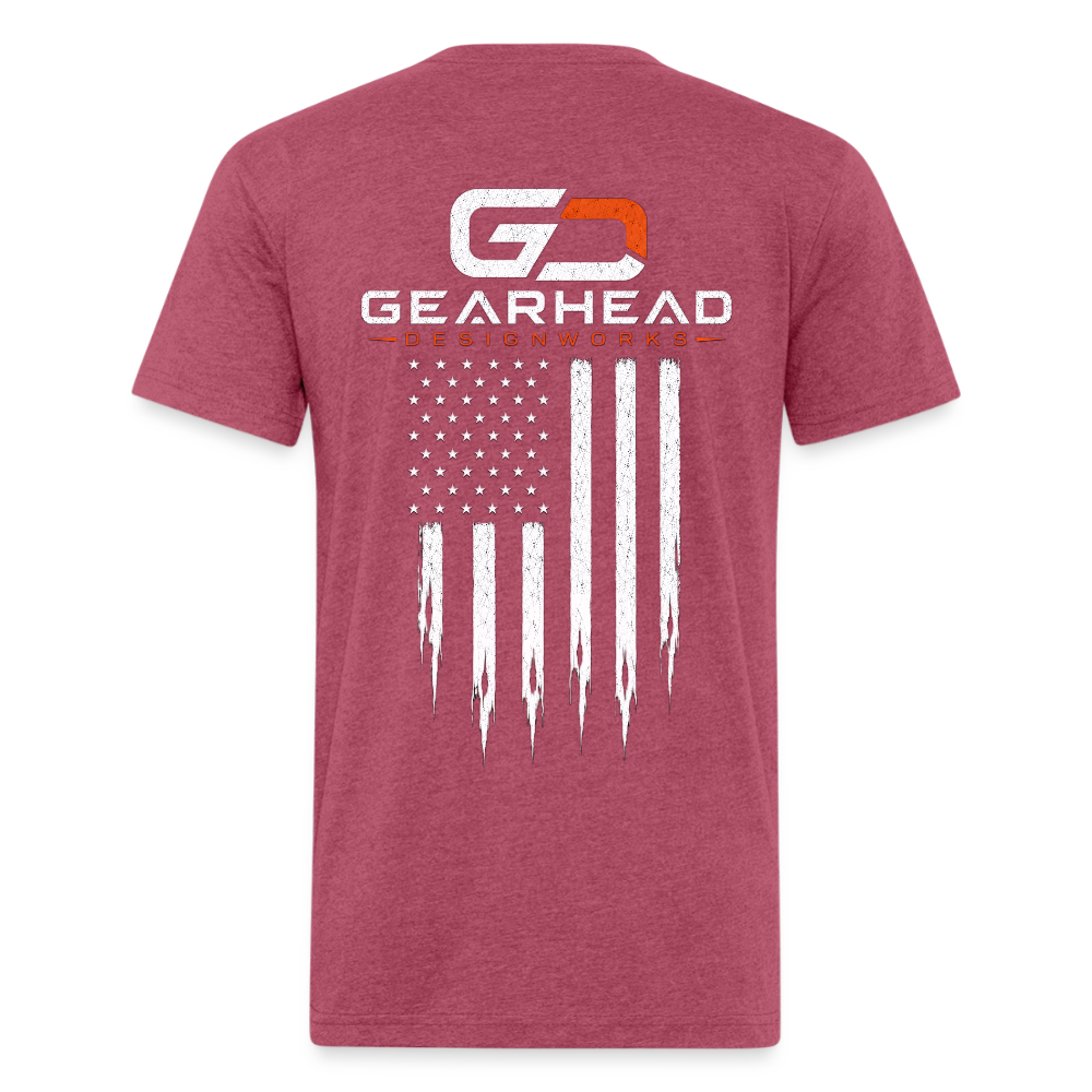 Freedom to Build T-Shirt - heather burgundy