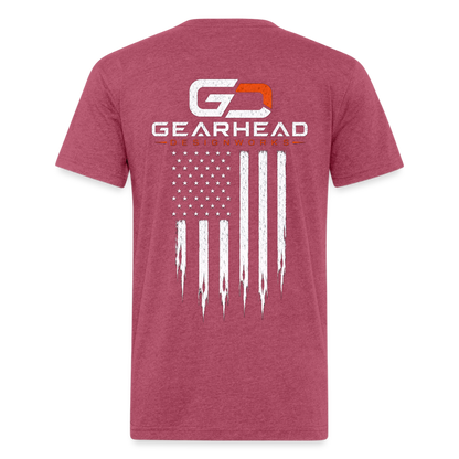 Freedom to Build T-Shirt - heather burgundy