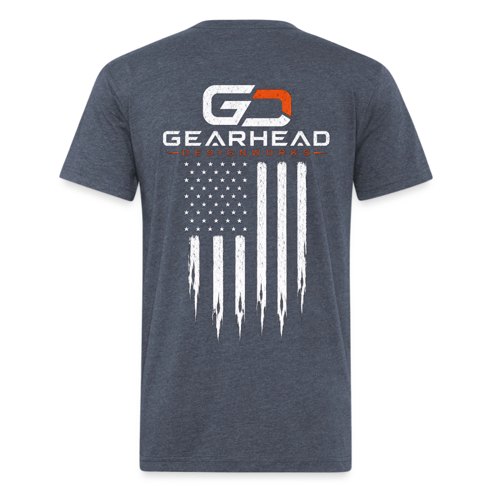 Freedom to Build T-Shirt - heather navy