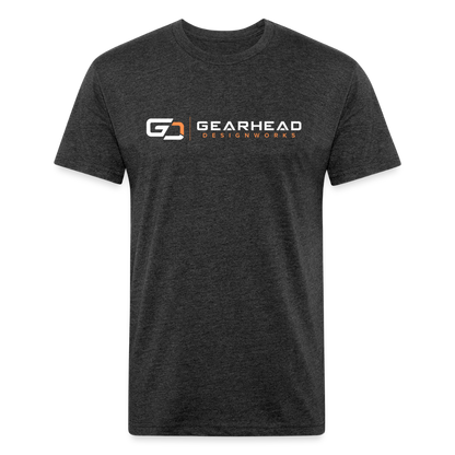 Designer T-shirt On the Back - heather black