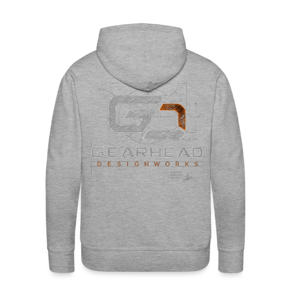 Men’s Premium Hoodie - heather grey